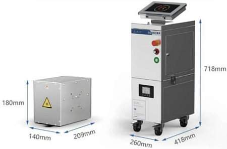 Лазерный маркировочной принтер Sunine UV Laser 10W, компактный TTO тип